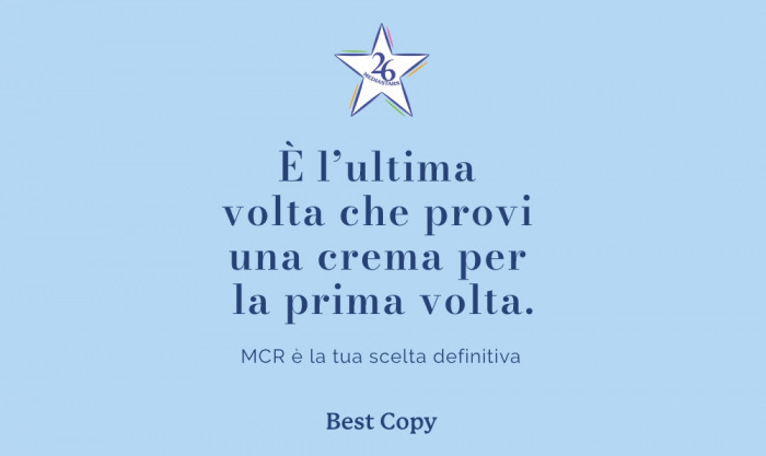 MCR For Health: un copy vincente a supporto di un visual d’impatto